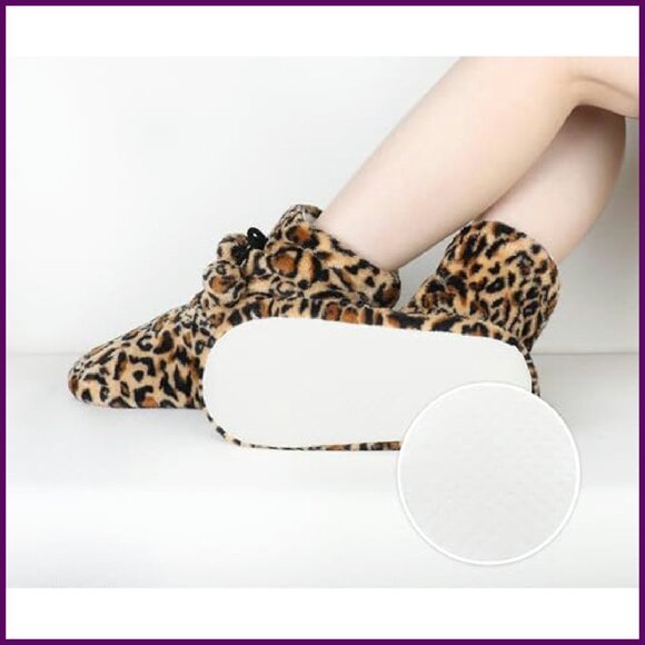 Cozy Bootie Slipper Socks with Non-Slip Grippers - Warm House Socks - Picture 3 of 8